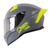 Casco integral Shaft 504 DV Solid color amarillo con gris