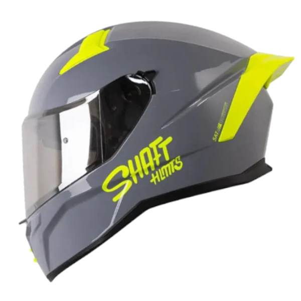 Casco integral Shaft 504 DV Solid color amarillo con gris