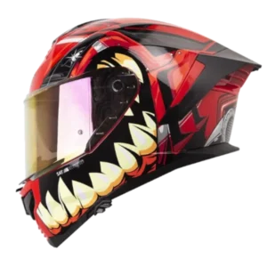 Casco integral Shaft Pro 609 Venom Madness con diseño gráfico agresivo