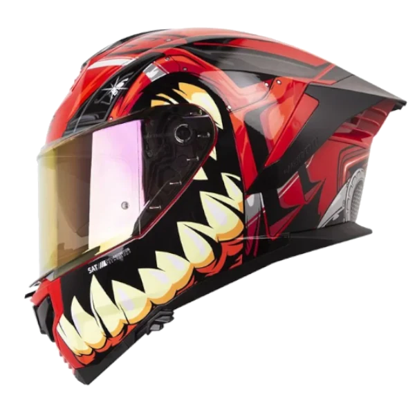 Casco integral Shaft Pro 609 Venom Madness con diseño gráfico agresivo