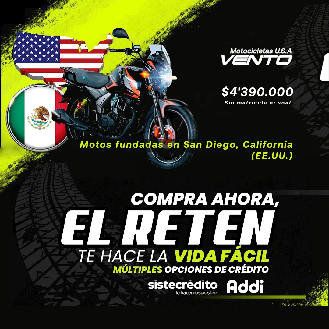 MOTOS VENTO, TECNOLOGÍA AMERICANA ENSAMBLADA EN MÉXICO