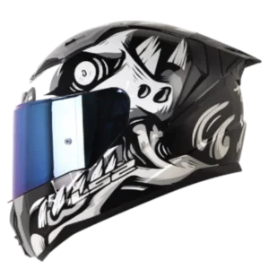 Casco Integral LS2 F810 Vigo X-Kull Negro Gris BV para motociclistas