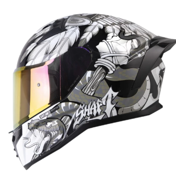 Casco integral SHAFT 504 DV Jashtes color blanco 1.0