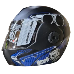 Casco abatible ICH 3110 JMD color negro azul BV 1.0