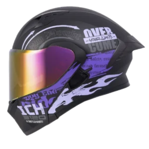 Casco abatible ICH 3120 Randome color morado con certificación BV