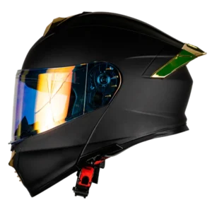 Casco abatible KOV Thunder negro dorado BV 1.0