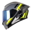 Casco abatible X ONE 3000 RS Creator amarillo para motocicleta