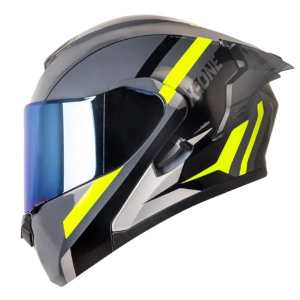 Casco abatible X ONE 3000 RS Creator amarillo para motocicleta