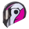 Casco abierto ICH 3110 XMALL color fucsia para motociclista uso urbano