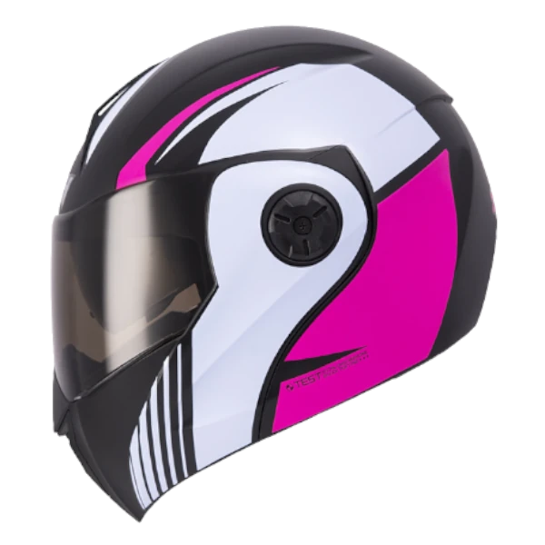 Casco abierto ICH 3110 XMALL color fucsia para motociclista uso urbano