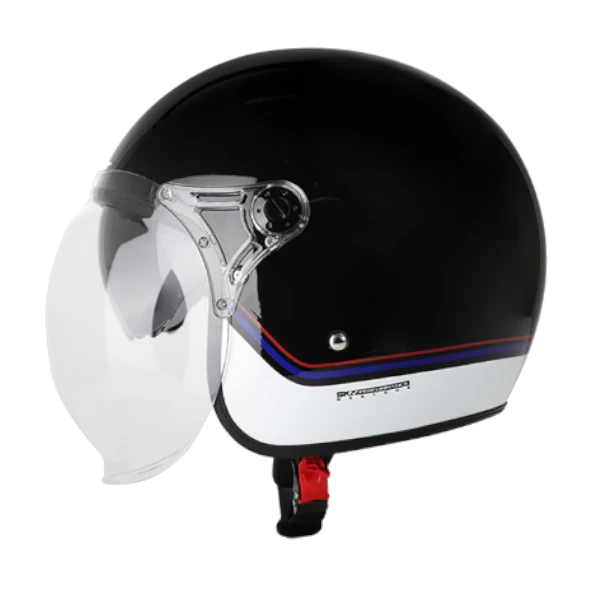Casco abierto Shaft 121 Stripes blanco BV 1.0.