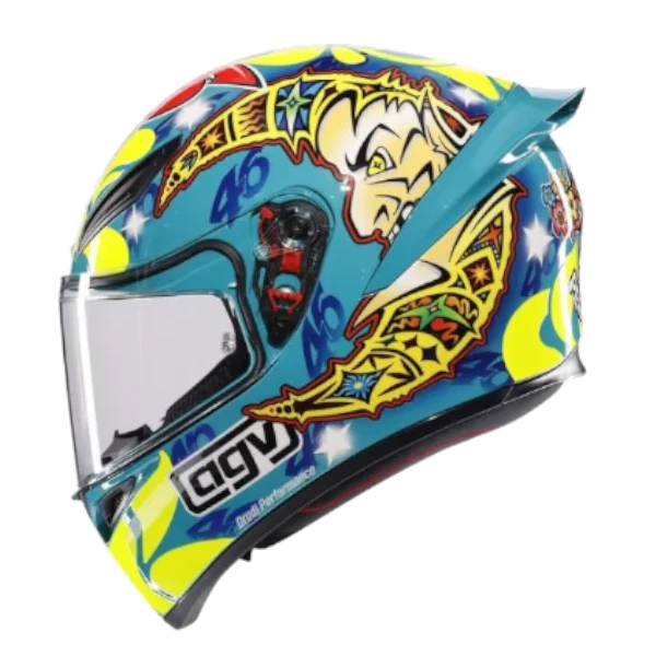 Casco integral AGV K1S Rossi Gello verde brillo talla M