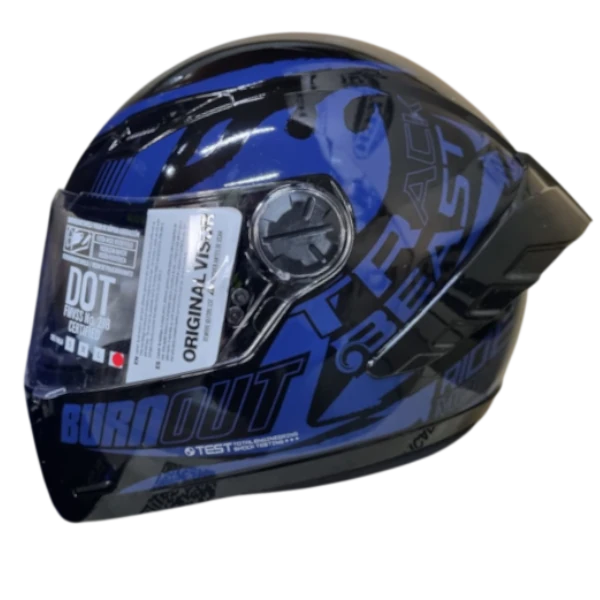 CASCO INTEGRAL ICH 501 SP SPEED FREAK-AZUL BV Casco integral ICH 501 SP Speed Freak en color azul, diseño deportivo y aerodinámico