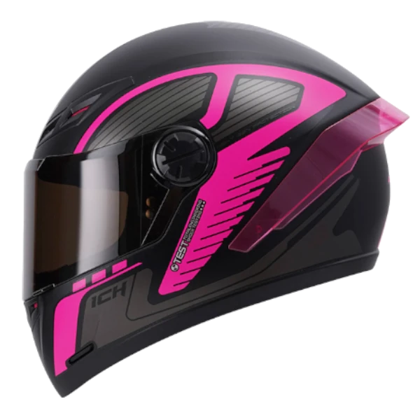 Casco integral Yokoy Exxtractor color fucsia mate BV 1.0