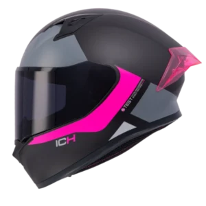 Casco integral ICH 503 Kendry color fucsia con diseño deportivo y acabado moderno