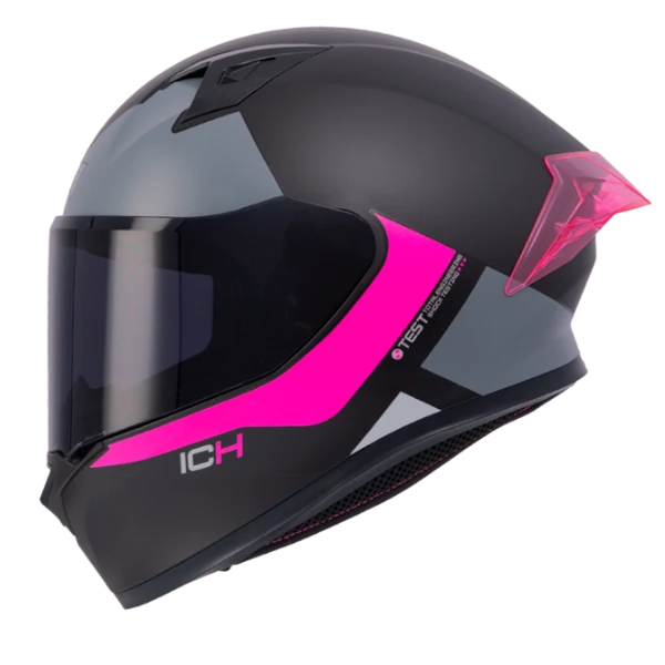 Casco integral ICH 503 Kendry color fucsia con diseño deportivo y acabado moderno