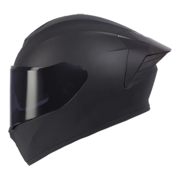 Casco integral ICH 505 Solid BV 2.0 negro mate para motocicleta