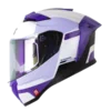 Casco integral Shaft Pro 606 SP MR.INC blanco morado para motocicleta