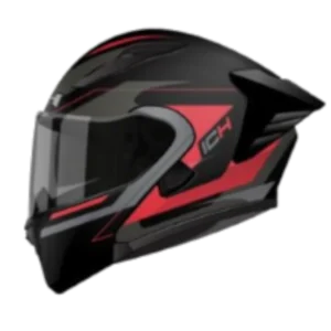Casco Abatible ICH 3130 Swet Negro Rojo BV 1.0 para moto