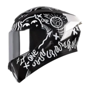 Casco Abatible X One X 300 RS Power Negro Gris BV 1.0 para moto