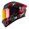 Casco Abatible X One X 3000 RS Stuff Negro Rojo BV 1.0 para moto