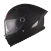 Casco Integral MT Braker SV Solid A1 Negro BV 3.0 para moto certificado DOT