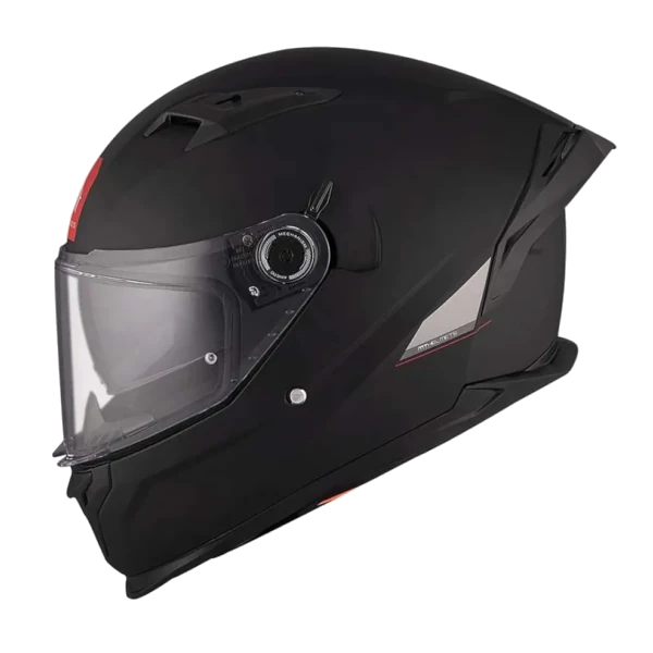 Casco Integral MT Braker SV Solid A1 Negro BV 3.0 para moto certificado DOT