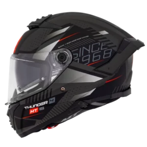 Casco Integral MT Thunder 4 SV Luminence Gris Negro BV 1.0