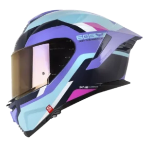 Casco integral SHAFT 609 Venom Fires 2.0 diseño deportivo para motociclista