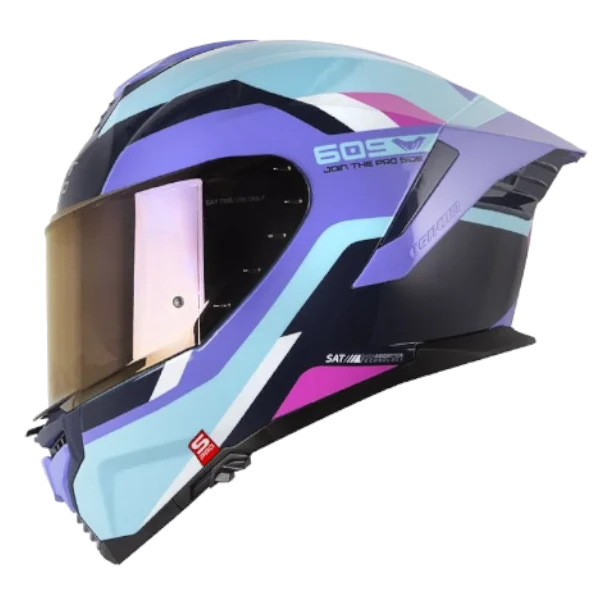 Casco integral SHAFT 609 Venom Fires 2.0 diseño deportivo para motociclista