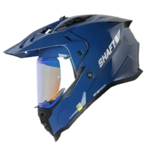 Casco Multipropósito Shaft MX 360 Solid Azul Brillo BV 1.0 para moto