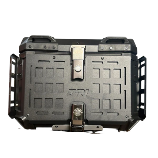 MALETERO DR1 TOP CASE TITAN 45 LITROS NEGRO BS 1.0 Maletero DR1 TITAN 45 litros negro para motocicleta
