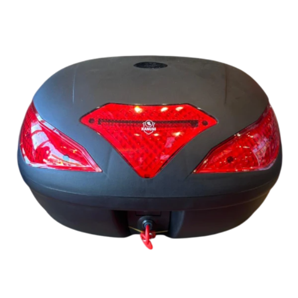 Maletero Kanunni 43 litros para motocicleta con cierre de seguridad