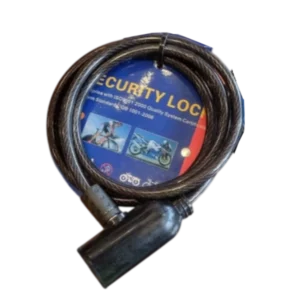 Candado de guaya con llave A318 Motoshoper para moto