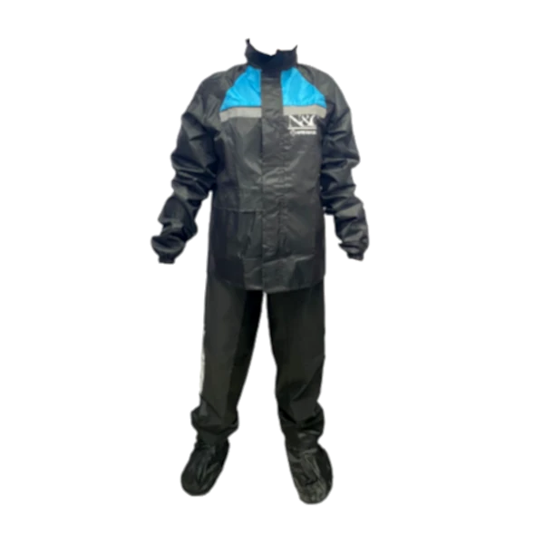 Conjunto impermeable N&C azul turquesa para moto resistente al agua
