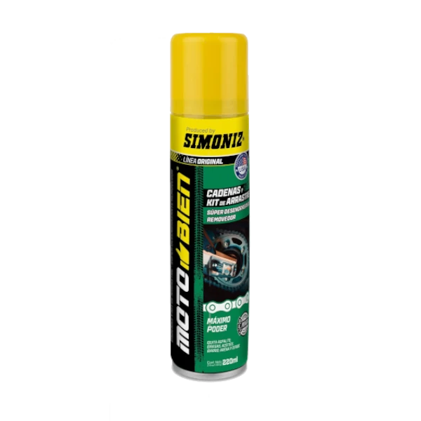 Limpiador desengrasante de cadenas 220ML MOTOBIEN para motocicleta